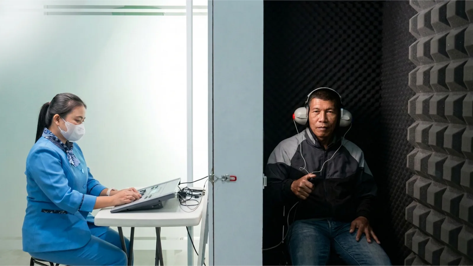 Pemeriksaan audiometri dalam Medical Check Up di Fast Medika Center
